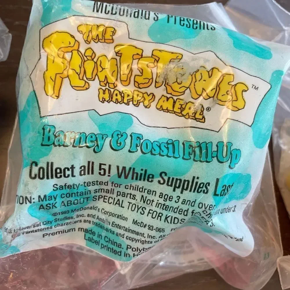 Vintage Flintstone McDonald’sToys Sealed